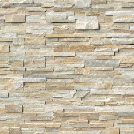 Msi Golden Honey Splitface Ledger Panel 6 In. X 24 In. Natural Quartzite Wall Tile, 6PK ZOR-PNL-0056